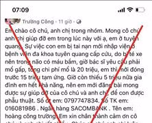 Cảnh báo giả mạo giấy tờ của bệnh viện để lừa đảo, quyên góp tiền chữa bệnh