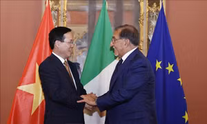 Chủ tịch nước Võ Văn Thưởng gặp Chủ tịch Thượng viện Italy Ignazio La Russa
