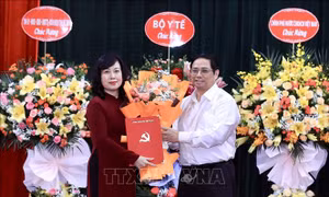 Công bố Quyết định điều động, bổ nhiệm đồng chí Đào Hồng Lan giữ chức vụ Quyền Bộ trưởng Bộ Y tế