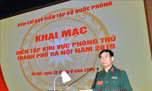 Khai mạc diễn tập khu vực phòng thủ thành phố Hà Nội năm 2019