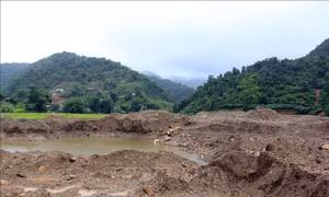 Sơn La: Kiểm tra hoạt động khai thác khoáng sản trái phép tại huyện Thuận Châu