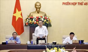 Khai mạc Phiên họp thứ 45 của Ủy ban Thường vụ Quốc hội