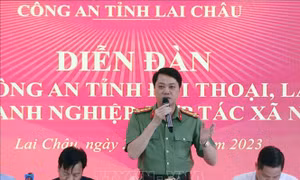 Công an Lai Châu đối thoại, lắng nghe ý kiến doanh nghiệp
