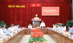 Bộ Xây dựng làm việc với Vĩnh Long về phát triển hạ tầng giao thông và đô thị