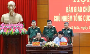Bàn giao chức trách, nhiệm vụ Chủ nhiệm Tổng cục Chính trị Quân đội nhân dân Việt Nam