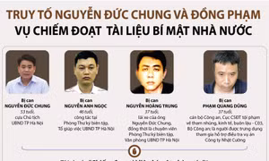 Xét xử kín vụ án bị cáo Nguyễn Đức Chung chiếm đoạt tài liệu bí mật nhà nước