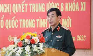 Nâng cao chất lượng, hoạt động của khu vực phòng thủ các cấp