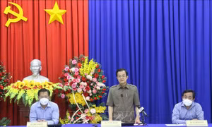 An Giang: Kiểm tra công tác phòng, chống dịch tại hai huyện biên giới Tri Tôn và Tịnh Biên