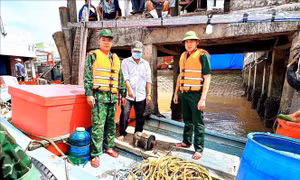 Tịch thu tang vật khai thác thủy sản trái phép