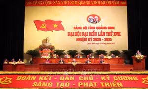 Khai mạc Đại hội Đảng bộ tỉnh Quảng Bình lần thứ XVII