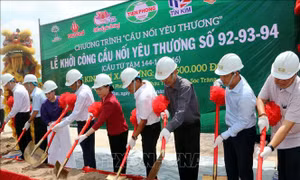 Sóc Trăng: Khởi công 3 cây cầu kết nối yêu thương vùng đồng bào dân tộc Khmer
