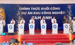 Khởi công Dự án Đầu tư xây dựng kinh doanh kết cấu hạ tầng Khu công nghiệp Tam Anh 1
