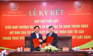 Tăng cường phối hợp công tác kiểm tra, giám sát và kỷ luật của Đảng