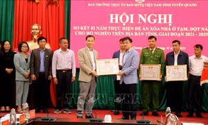 Hơn 4.500 hộ nghèo ở Tuyên Quang được làm mới và sửa chữa nhà ở
