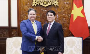Chủ tịch nước Lương Cường tiếp Đại sứ Hoa Kỳ tại Việt Nam đến chào từ biệt