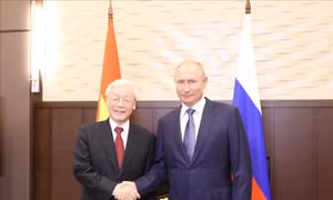 Tổng Bí thư Nguyễn Phú Trọng hội đàm với Tổng thống Nga Vladimir Putin