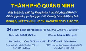 Một số thông tin về thành phố Quảng Ninh mới được thành lập