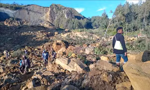 Lở đất tại Papua New Guinea, số người thiệt mạng tăng lên trên 670 người