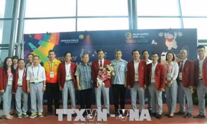 ASIAD 2018: Đoàn Thể thao Việt Nam được đón tiếp nồng nhiệt tại Indonesia