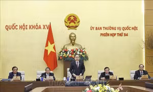 Khai mạc Phiên họp thứ 54 của Ủy ban Thường vụ Quốc hội