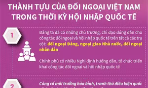 Thành tựu của đối ngoại Việt Nam trong thời kỳ hội nhập quốc tế