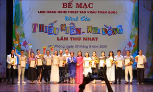 Bế mạc Liên hoan Nghệ thuật Sân khấu dành cho thiếu niên, nhi đồng toàn quốc