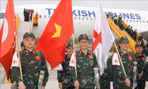 Lực lượng Quân đội Việt Nam hoàn thành nhiệm vụ cứu hộ, cứu nạn tại Thổ Nhĩ Kỳ, về nước an toàn