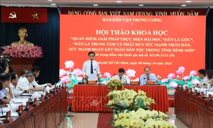 Hiệu quả bài học 'Dân là gốc' trong công cuộc đổi mới xây dựng và bảo vệ Tổ quốc