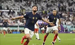 WORLD CUP 2022: Giroud trở thành chân sút vĩ đại nhất lịch sử đội tuyển Pháp