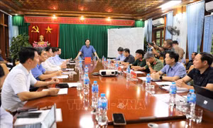 Phó Thủ tướng Bùi Thanh Sơn kiểm tra công tác ứng phó với thiên tai tại Yên Bái