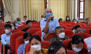 Hải Dương: Cử tri quan tâm đến công tác cán bộ trong phòng, chống tham nhũng