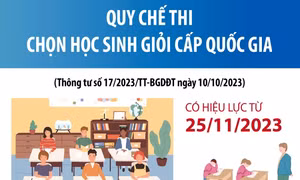 Quy chế thi chọn học sinh giỏi cấp quốc gia
