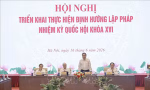 Chủ tịch Quốc hội Trần Thanh Mẫn chủ trì Hội nghị triển khai Định hướng lập pháp nhiệm kỳ khóa XVI