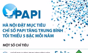 Hà Nội đặt mục tiêu Chỉ số PAPI tăng trung bình tối thiểu 5 bậc mỗi năm