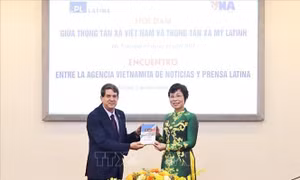 Tổng giám đốc TTXVN hội đàm với Chủ tịch Hãng thông tấn Prensa Latina (Cuba)