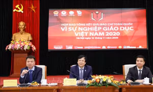 50 tác phẩm đoạt Giải báo chí toàn quốc 'Vì sự nghiệp giáo dục Việt Nam' năm 2020