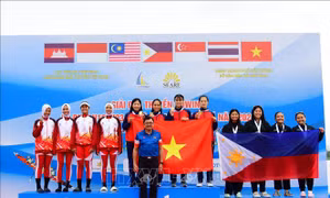 Đội chủ nhà bứt tốc tại giải Đua thuyền Rowing Vô địch U19, U23 và Vô địch Đông Nam Á