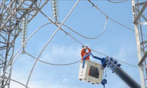 Sự cố xe chở cánh quạt điện gió khiến hàng nghìn hộ dân bị mất điện