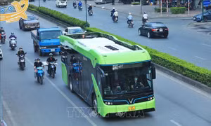 Vận hành tuyến buýt E11 phục vụ người dân tham quan Lăng Bác, Hồ Gươm