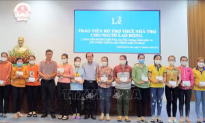 Trên 6.400 lượt người lao động ở Cà Mau đã nhận tiền hỗ trợ thuê nhà