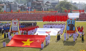 Hàng nghìn vận động viên tranh tài tại Đại hội Thể dục thể thao tỉnh Điện Biên