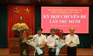 Đắk Lắk: Lấy phiếu tín nhiệm 29 người giữ chức vụ do HĐND bầu