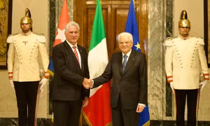 Italy, Cuba nhất trí tăng cường quan hệ