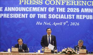 Họp báo công bố Quyết định về đặc xá năm 2026 của Chủ tịch nước