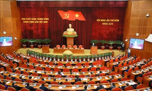 Phiên bế mạc Hội nghị Trung ương 5 khóa XIII
