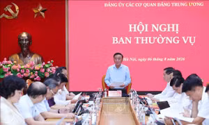 Hội nghị Ban Thường vụ Đảng ủy các cơ quan Đảng Trung ương