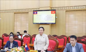 Đoàn đại biểu Quốc hội Lào thăm và làm việc tại tỉnh Thái Nguyên