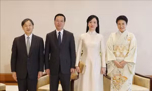 Chủ tịch nước Võ Văn Thưởng hội kiến Nhà vua Nhật Bản Naruhito