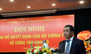 Bí thư Tỉnh ủy Hải Dương làm Trưởng Ban Chỉ đạo phòng, chống tham nhũng, tiêu cực của tỉnh