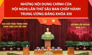 Những nội dung chính của Hội nghị lần thứ sáu Ban Chấp hành Trung ương Đảng khóa XIII